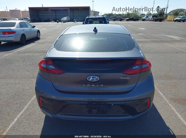 KMHC05LC5JU065092 2018 HYUNDAI IONIQ HYBRID Gray 