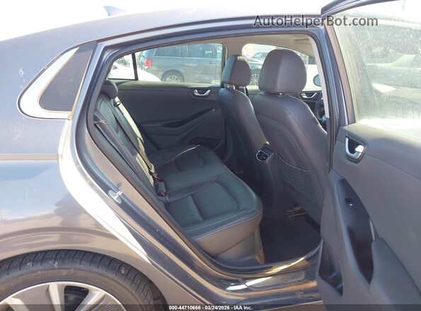 KMHC05LC5JU065092 2018 HYUNDAI IONIQ HYBRID Gray Вид наклейки з VIN-кодом