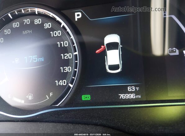KMHC05LCXKU134232 2019 HYUNDAI IONIQ HYBRID White Vista de los asientos traseros