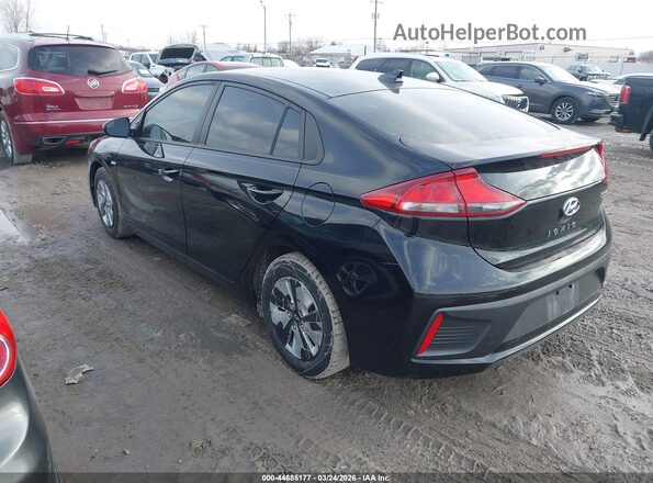 KMHC65LC0HU030078 2017 HYUNDAI IONIQ HYBRID Black Tył lewy
