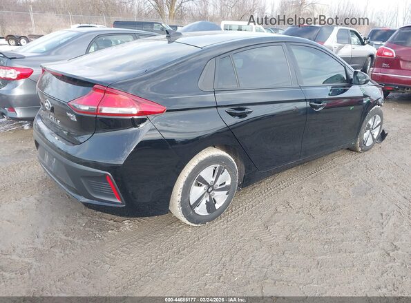 KMHC65LC0HU030078 2017 HYUNDAI IONIQ HYBRID Black Tył prawy