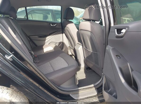KMHC65LC0HU030078 2017 HYUNDAI IONIQ HYBRID Black Widok naklejki z numerem VIN