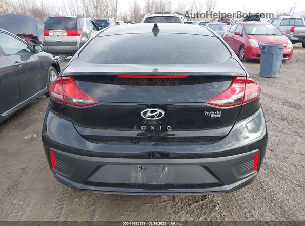 KMHC65LC0HU030078 2017 HYUNDAI IONIQ HYBRID Black 