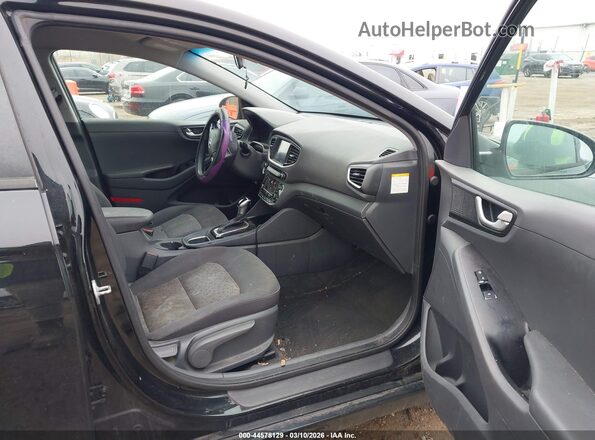 KMHC65LC0KU171515 2019 HYUNDAI IONIQ HYBRID Черный Вид салона спереди