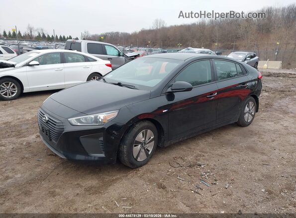 KMHC65LC0KU171515 2019 HYUNDAI IONIQ HYBRID Черный Передняя левая четверть