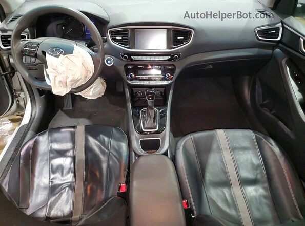 KMHC65LC1KU158420 2019 HYUNDAI IONIQ Silver Առջևի վահանակի տեսք
