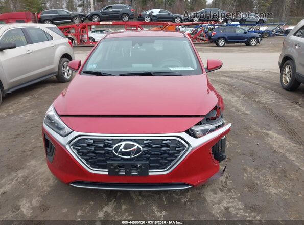KMHC65LC1LU225955 2020 HYUNDAI IONIQ HYBRID Red Vista del cuadro de instrumentos