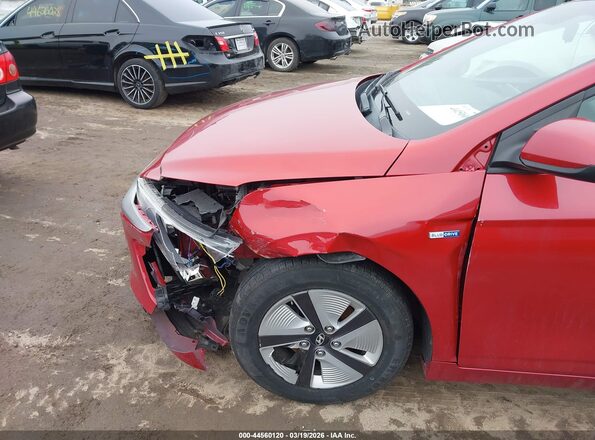 KMHC65LC1LU225955 2020 HYUNDAI IONIQ HYBRID Red Vista frontal
