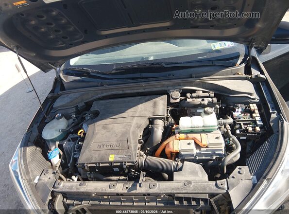 KMHC65LC2KU174870 2019 HYUNDAI IONIQ HYBRID Black Հետևի տեսք