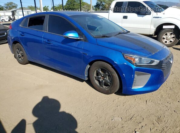 KMHC65LC3JU072797 2018 HYUNDAI IONIQ Синий 