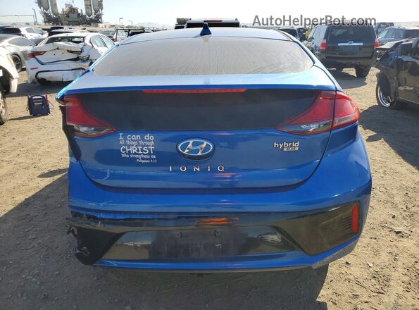 KMHC65LC3JU072797 2018 HYUNDAI IONIQ Синий 