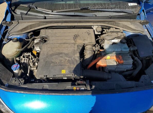 KMHC65LC3JU072797 2018 HYUNDAI IONIQ Синий 