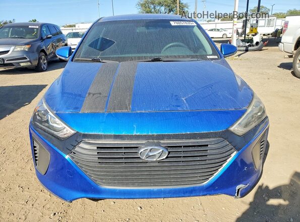 KMHC65LC3JU072797 2018 HYUNDAI IONIQ Синий 