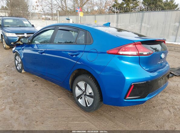 KMHC65LC4JU065194 2018 HYUNDAI IONIQ HYBRID Blue Tył lewy