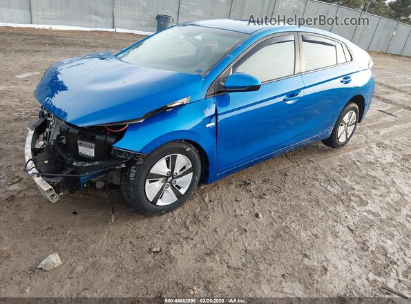KMHC65LC4JU065194 2018 HYUNDAI IONIQ HYBRID Blue Przód lewy