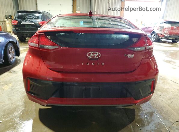 KMHC65LC5KU124819 2019 HYUNDAI IONIQ Red Widok z tyłu