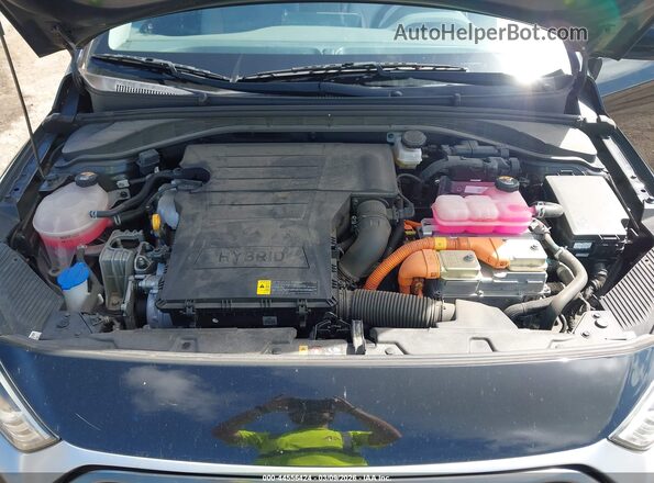 KMHC65LC5MU257602 2021 HYUNDAI IONIQ HYBRID Black Հետևի տեսք