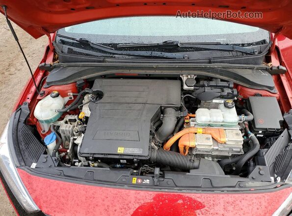KMHC65LC6KU113358 2019 HYUNDAI IONIQ Красный 