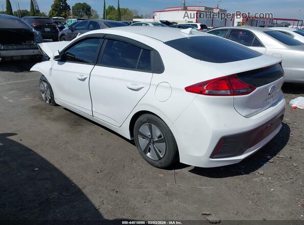 KMHC65LC6MU252831 2021 HYUNDAI IONIQ HYBRID White Trasero izquierdo