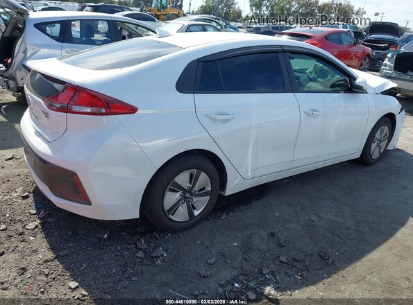 KMHC65LC6MU252831 2021 HYUNDAI IONIQ HYBRID White Trasero derecho