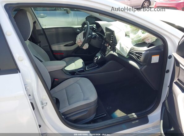KMHC65LC6MU252831 2021 HYUNDAI IONIQ HYBRID White Vista interior delantera