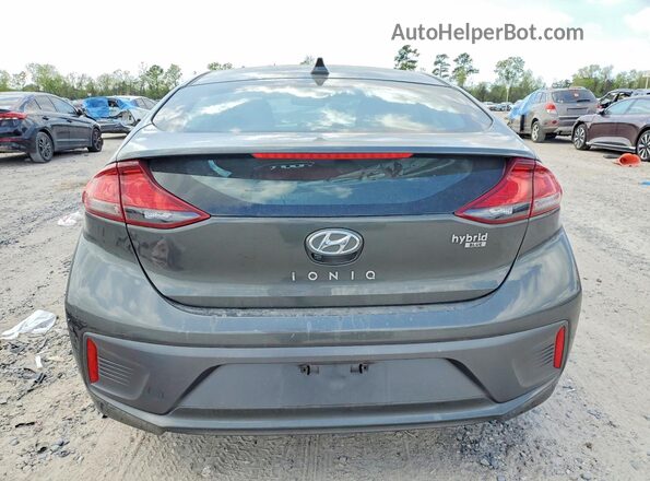 KMHC65LC6NU281327 2022 HYUNDAI IONIQ Gray Widok z tyłu