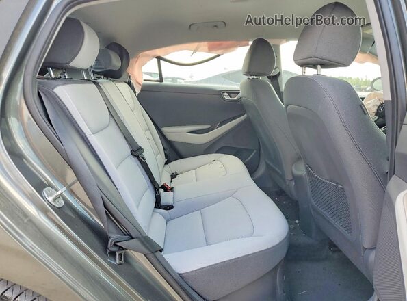 KMHC65LC6NU281327 2022 HYUNDAI IONIQ Gray Widok tylnych siedzeń