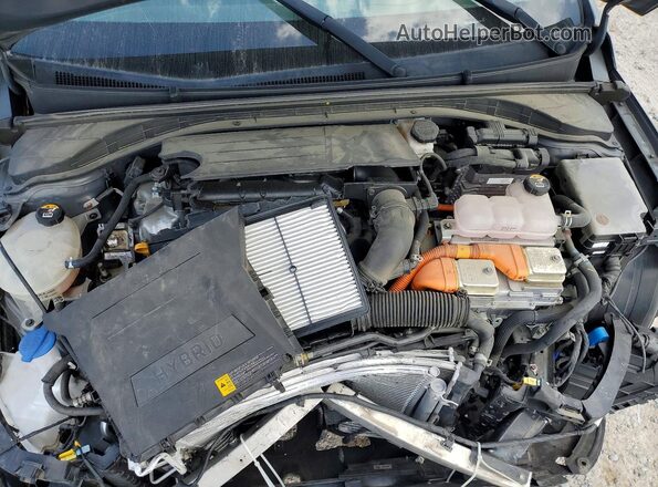 KMHC65LC6NU281327 2022 HYUNDAI IONIQ Gray Widok wnętrza z tyłu