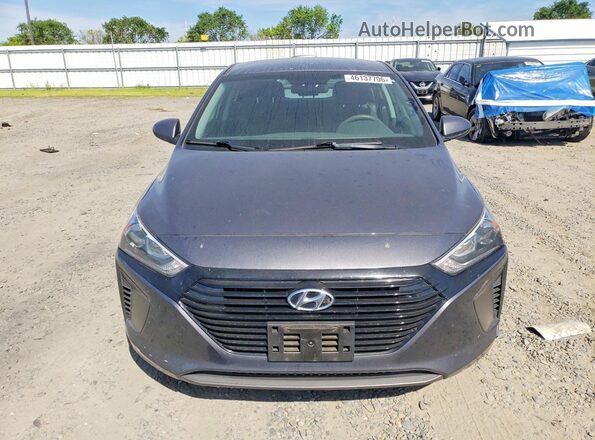 KMHC65LC8HU050370 2017 HYUNDAI IONIQ Gray Front view
