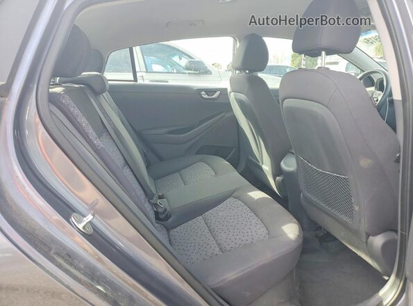 KMHC65LCXKU115159 2019 HYUNDAI IONIQ Blue Հետևի նստատեղերի տեսք