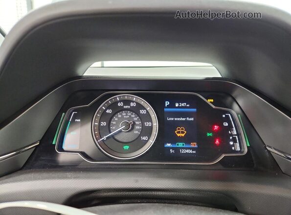 KMHC65LCXMU257739 2021 HYUNDAI IONIQ Silver Widok zestawu wskaźników