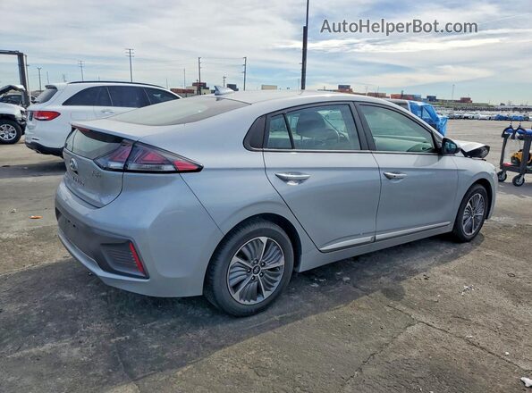 KMHC65LD7MU249848 2021 HYUNDAI IONIQ Серебряный Задняя правая четверть