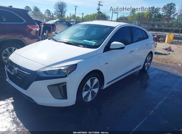 KMHC65LDXKU105711 2019 HYUNDAI IONIQ PLUG-IN HYBRID White Przód lewy
