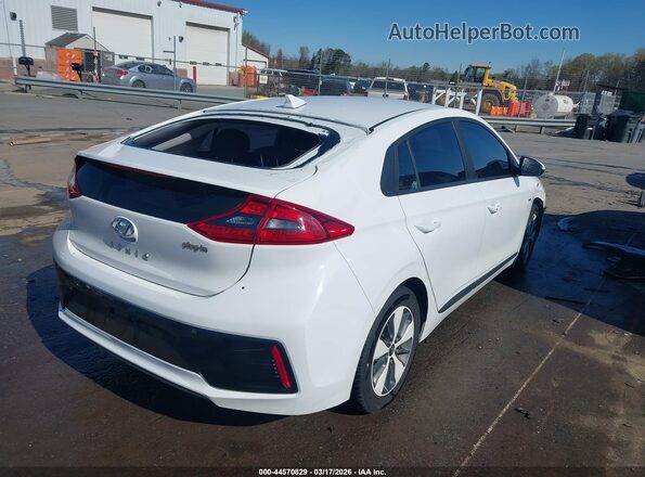 KMHC65LDXKU105711 2019 HYUNDAI IONIQ PLUG-IN HYBRID White Tył prawy