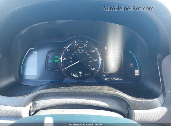 KMHC65LDXKU105711 2019 HYUNDAI IONIQ PLUG-IN HYBRID White Widok tylnych siedzeń