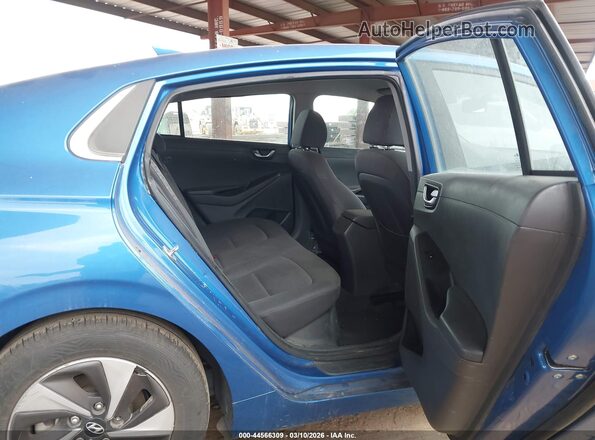 KMHC75LC0JU072916 2018 HYUNDAI IONIQ HYBRID Blue VIN sticker view