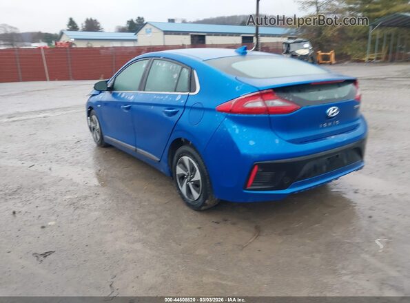 KMHC75LC0JU090624 2018 HYUNDAI IONIQ HYBRID Blue Tył lewy
