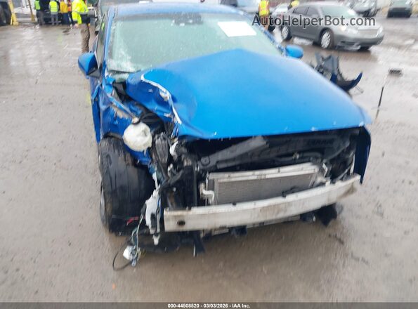 KMHC75LC0JU090624 2018 HYUNDAI IONIQ HYBRID Blue Widok z przodu
