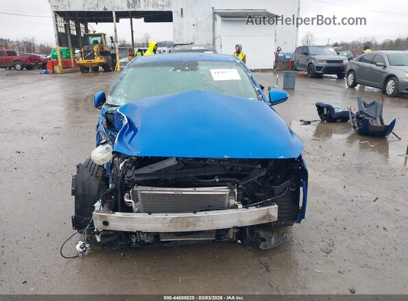 KMHC75LC0JU090624 2018 HYUNDAI IONIQ HYBRID Blue Widok wnętrza z tyłu