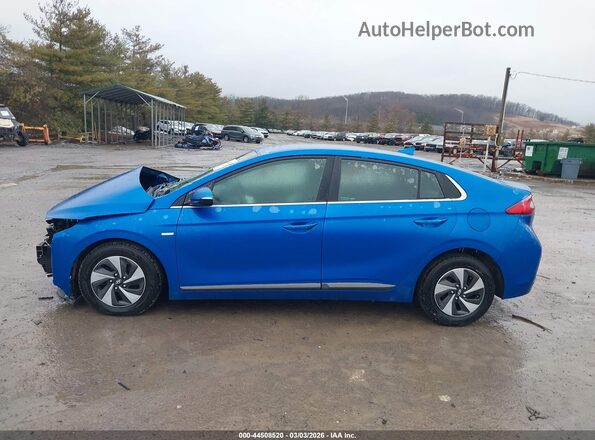 KMHC75LC0JU090624 2018 HYUNDAI IONIQ HYBRID Blue 