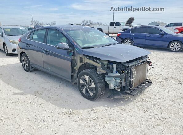 KMHC75LC0KU132338 2019 HYUNDAI IONIQ Серый 
