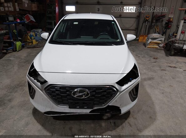KMHC75LC1NU274167 2022 HYUNDAI IONIQ HYBRID White Սարքավորումների վահանակի տեսք