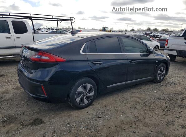 KMHC75LC2HU049650 2017 HYUNDAI IONIQ Черный Задняя правая четверть