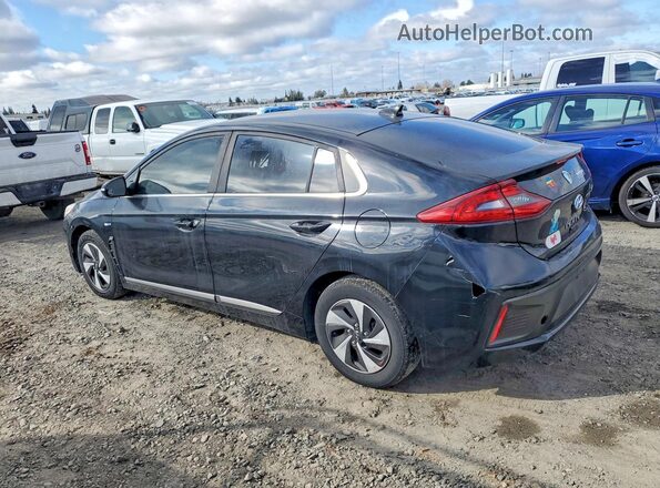 KMHC75LC2HU049650 2017 HYUNDAI IONIQ Черный Задняя левая четверть