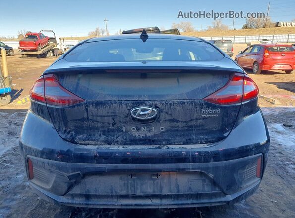 KMHC75LC2JU063800 2018 HYUNDAI IONIQ Black Widok z tyłu