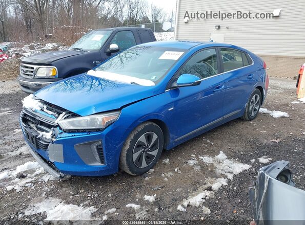 KMHC75LC4JU065645 2018 HYUNDAI IONIQ HYBRID Blue 