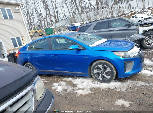 KMHC75LC4JU065645 2018 HYUNDAI IONIQ HYBRID Blue 