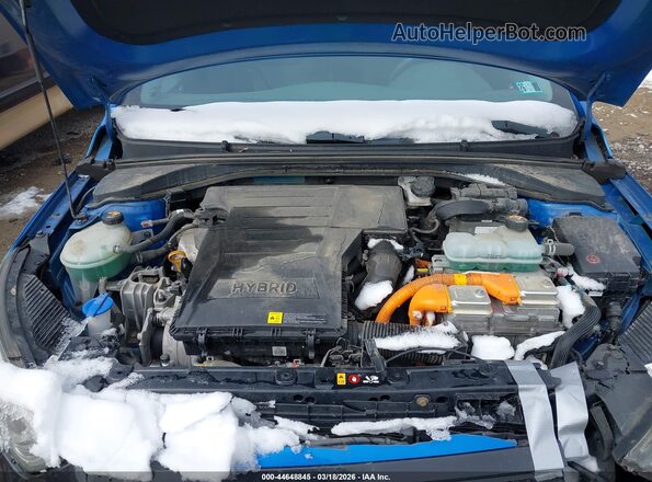 KMHC75LC4JU065645 2018 HYUNDAI IONIQ HYBRID Blue 