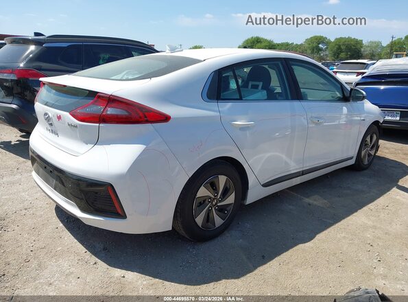 KMHC75LC5KU105782 2019 HYUNDAI IONIQ HYBRID White Հետևի աջ