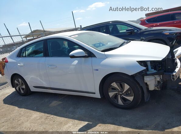 KMHC75LC5KU105782 2019 HYUNDAI IONIQ HYBRID White Սալոնի 360 աստիճան տեսք